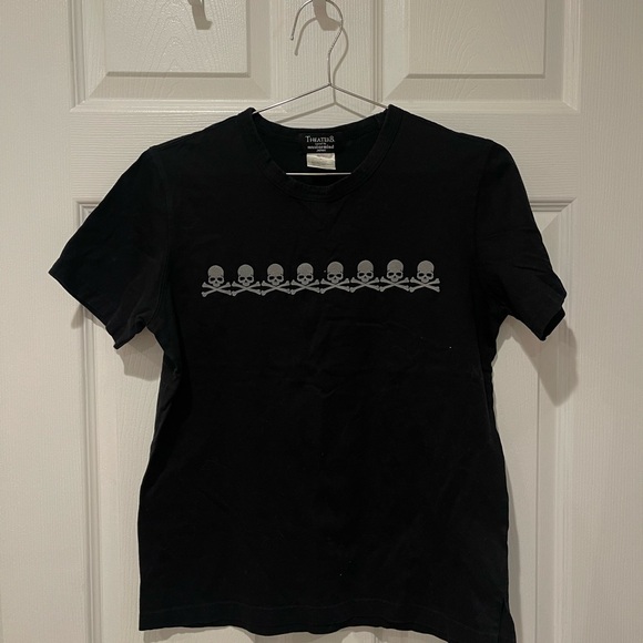 Mastermind Japan Tops - Mastermind Japan Black Tee with Skull Design